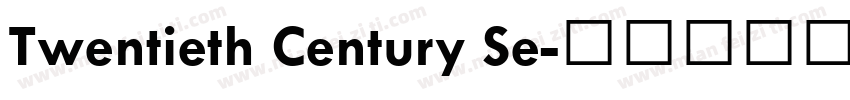 Twentieth Century Se字体转换